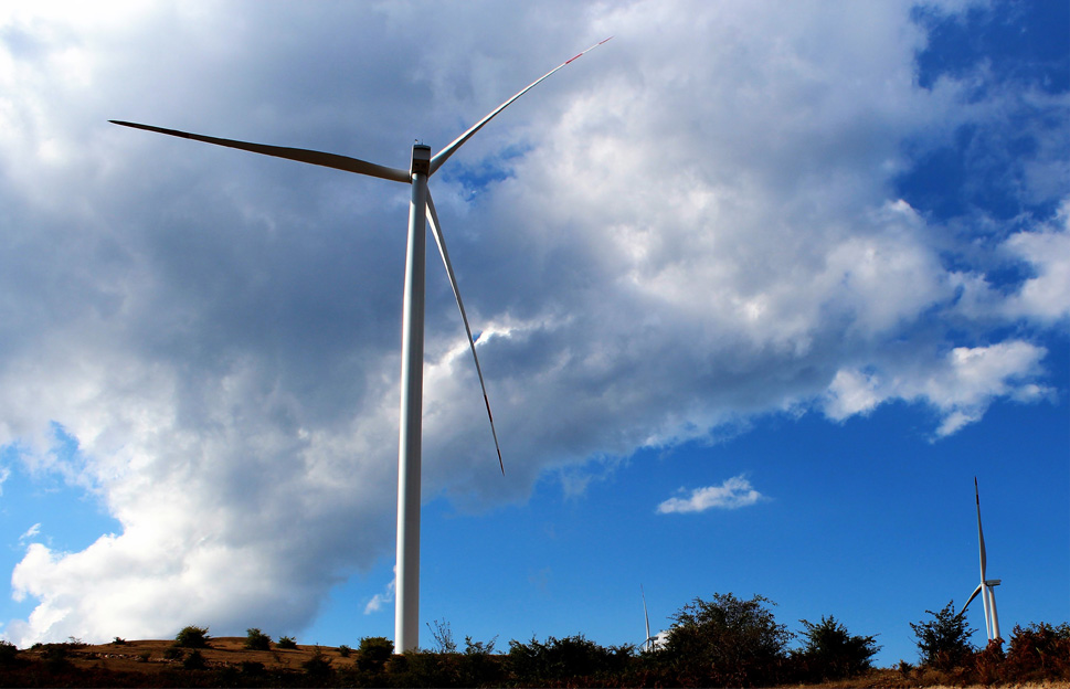 Wind Turbine Close up
